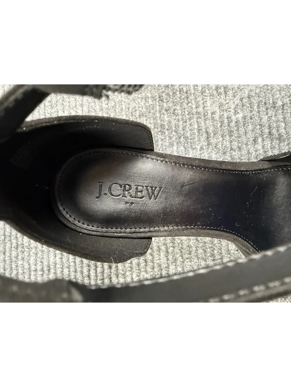 J.Crew Black Rhinestone Platform Block Heel Sandals Women’s Size 10 New [COPY]